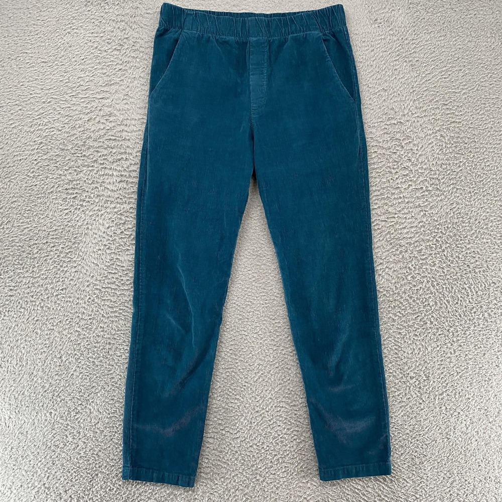 Prairie Underground Pants Womens Small Blue Corduroy Slim Fit Elastic Waist‎